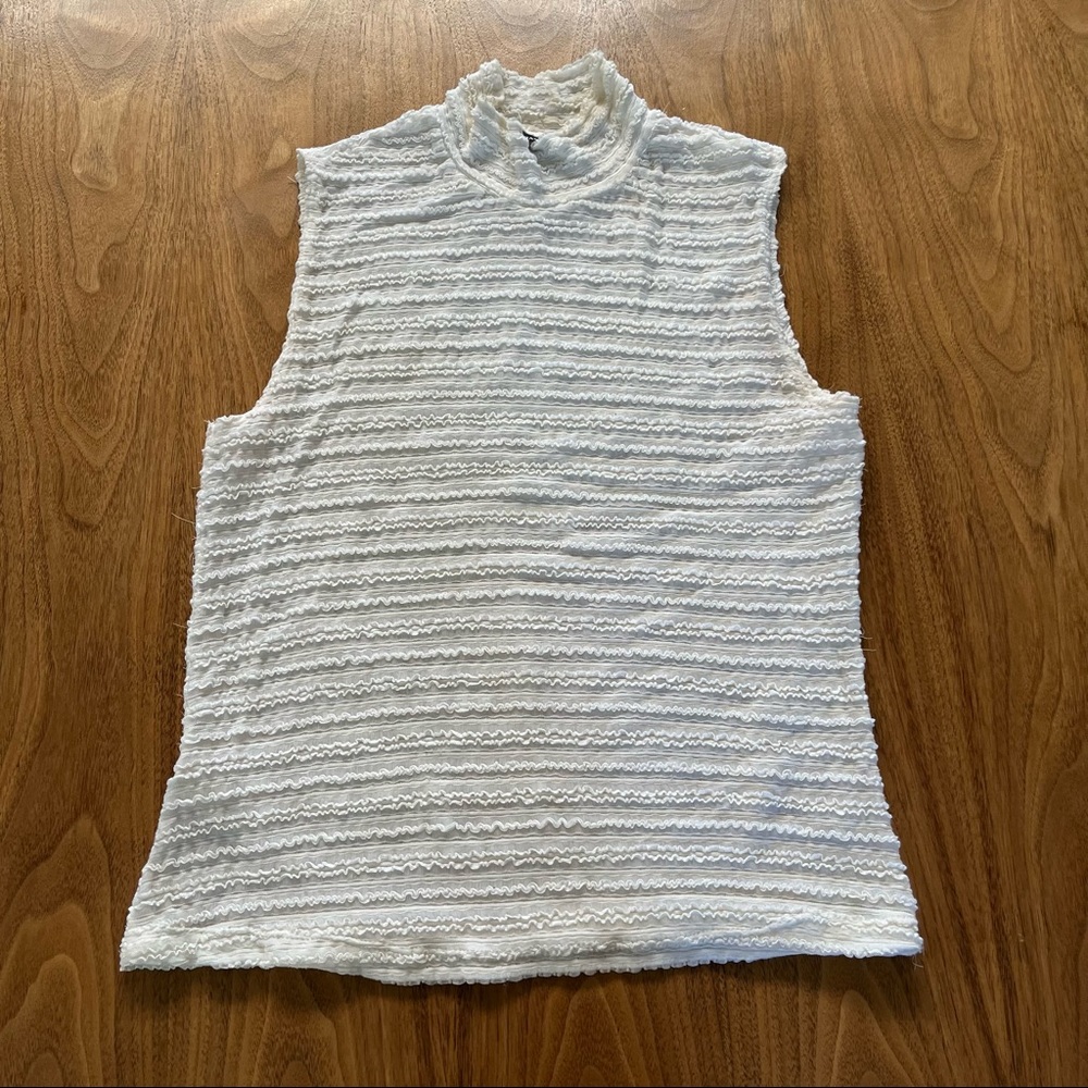 EUC Sheer sleeveless top